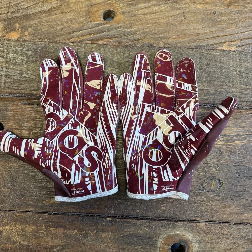 Mississippi State College Football Gloves Team Issued Player Exclusive 3XL